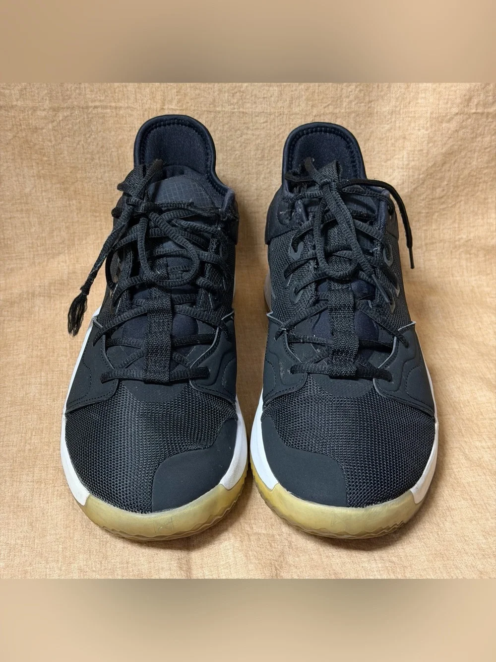 NIKE PG3 Paul George Black Basketball Shoes Men's Size 11